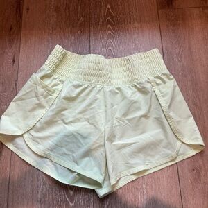 Women's Lime Athletic Shorts